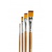 KCK PREMIUM FLAT LONG HANDLE BRUSH SET - BR121F0-14